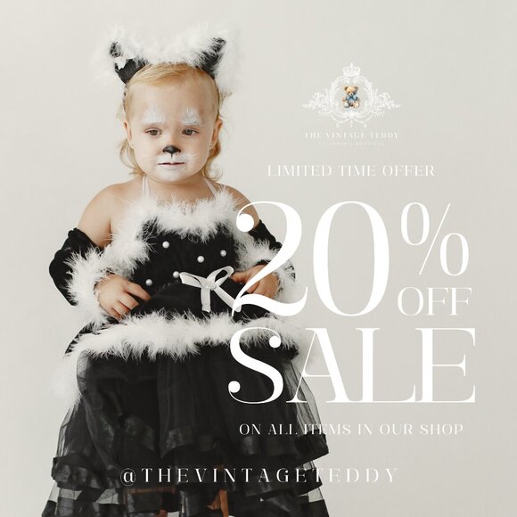 Other - Happy Halloween! Halloween Sale 20% Off @thevintageteddy